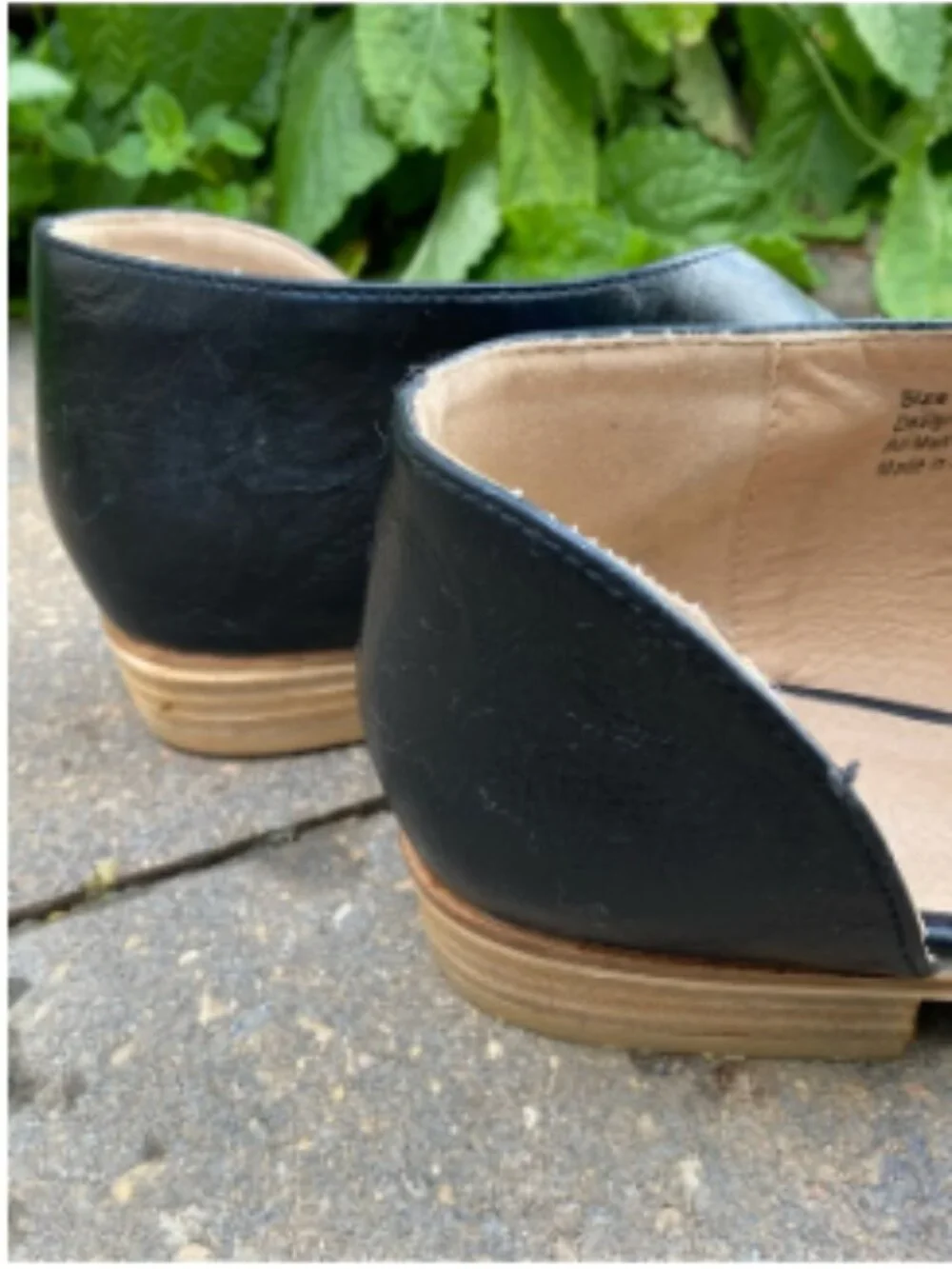 Beast Fashion Pointed-Toe Mules — Black, Size 9 — Summer Sale